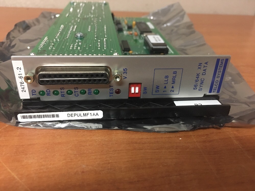 Telco Systems 2476-61-2 REV:B DCB-24 SYNC HS DCU DCB-24. DEPULMF1AA