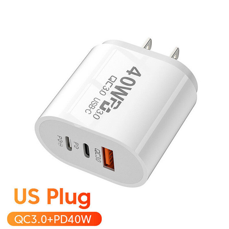 3 in 1 Fast USB Charging Cable Universal Multi Function Cell Phone Charger Cord