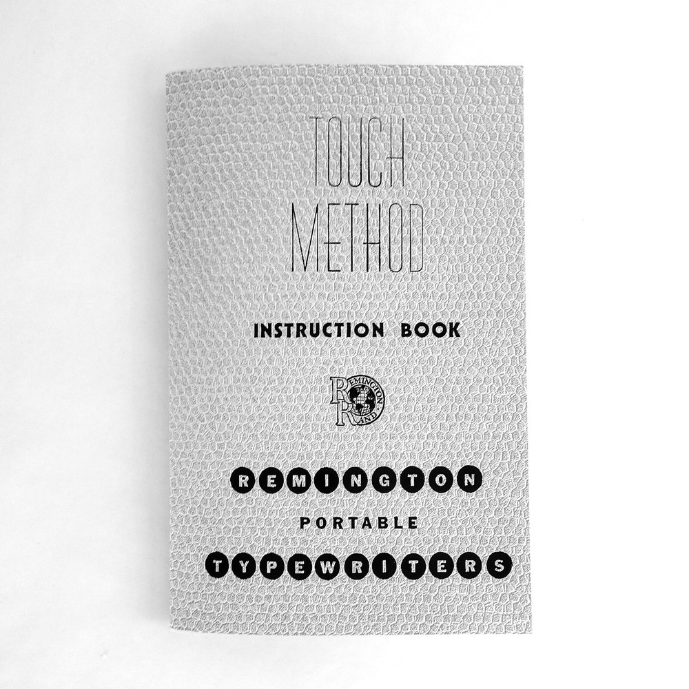Remington Remette Portable Typewriter Instruction User Manual