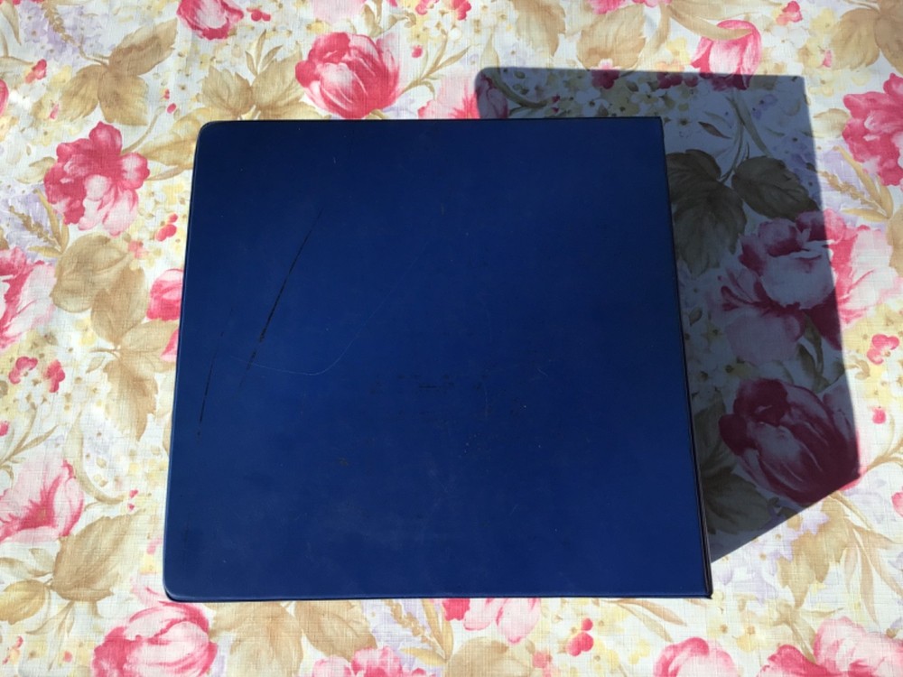 WANG 3-Ring Binder. WANG Computers / WANG Labs. Hard cover 3-ring BINDER.