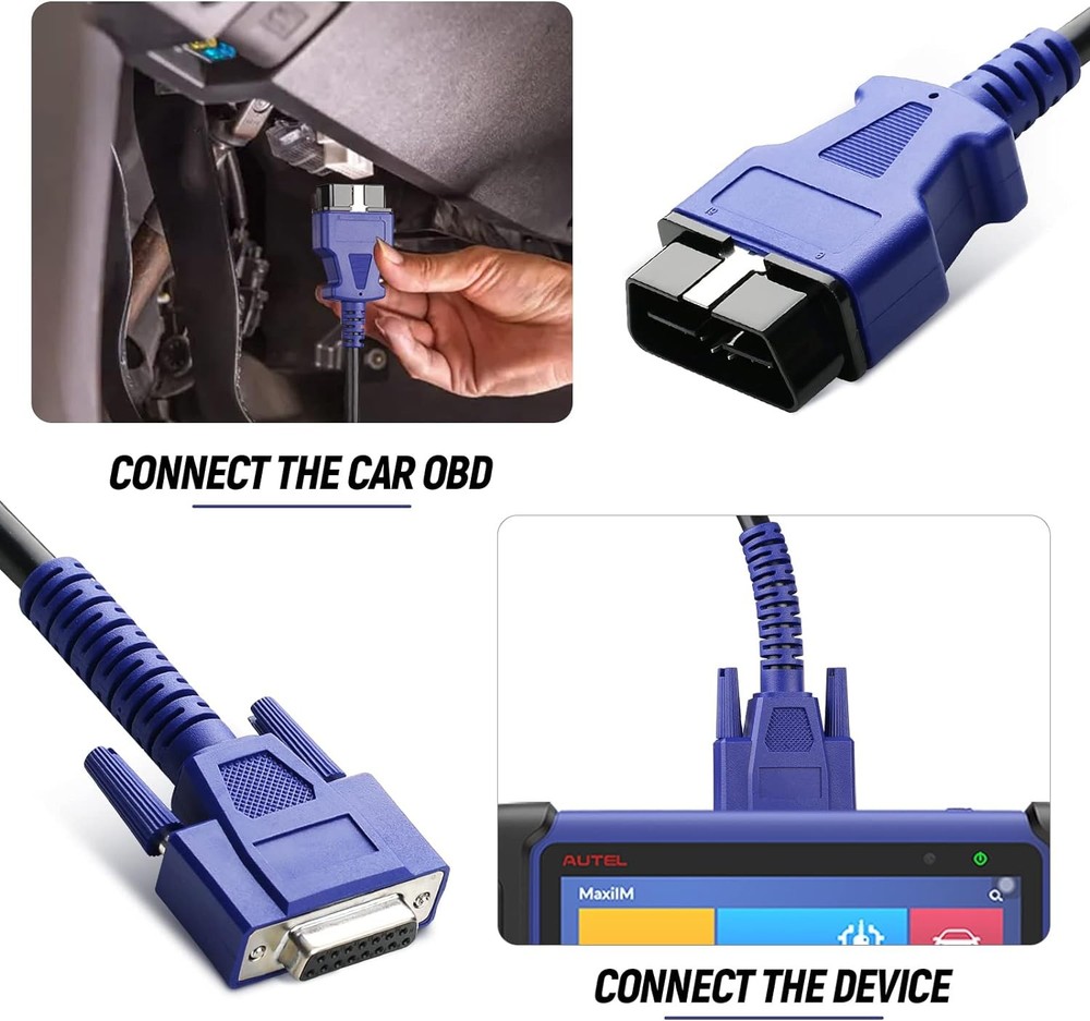 OBD Main Test Cable Stretch-Resistant Cable only For Autel MaxiIM IM508 Tool
