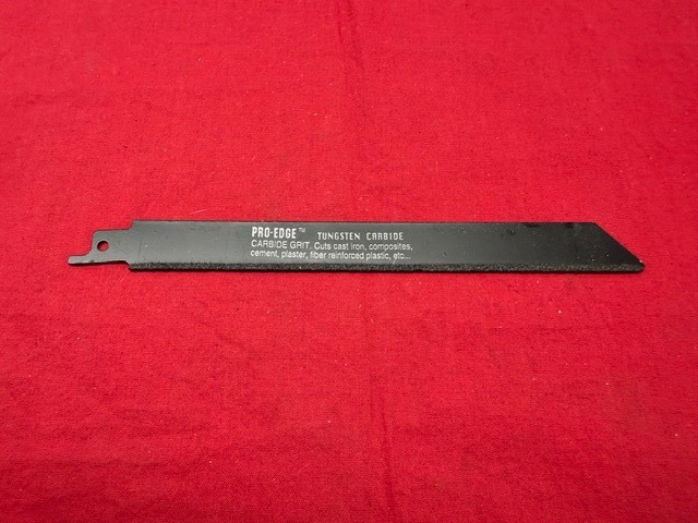 Pro-Edge Carbide Grit Reciprocating Saw Blade 03-7800