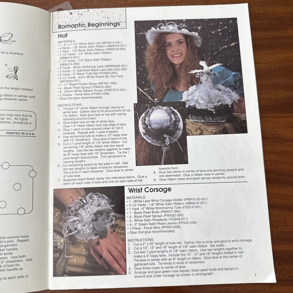 Classic Beginnings for Your Wedding BKW129 (1990) – Instructions for Wedding