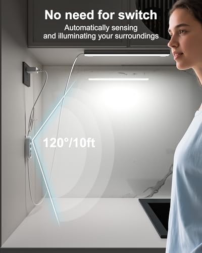 Motion Sensor Dimmable Led Under Cabinet 12Inch-Motion Sensor Cool White