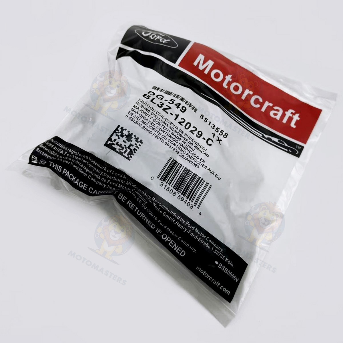 6PCS GENUINE DG549 Ignition Coil SP580 Spark Plug For Motorcraft Ford F150 3.5L