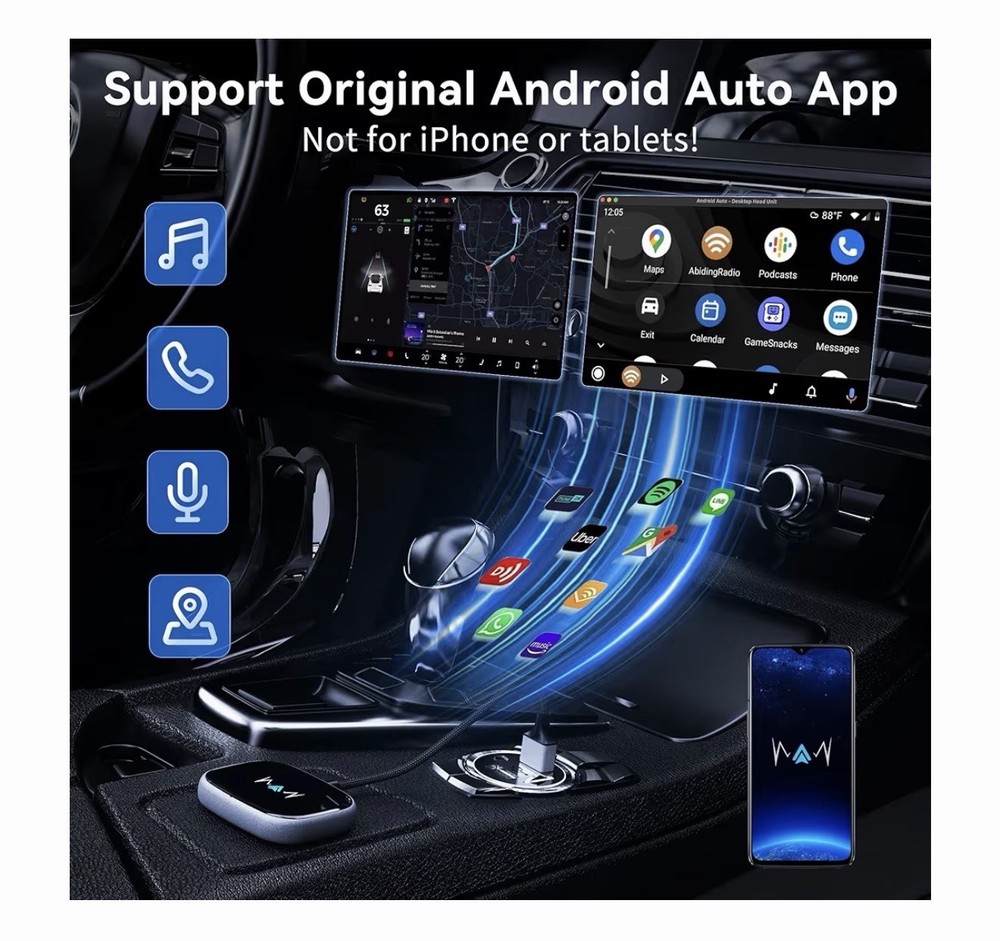 Wireless CarPlay Adapter, Wireless Car Screen Adapter