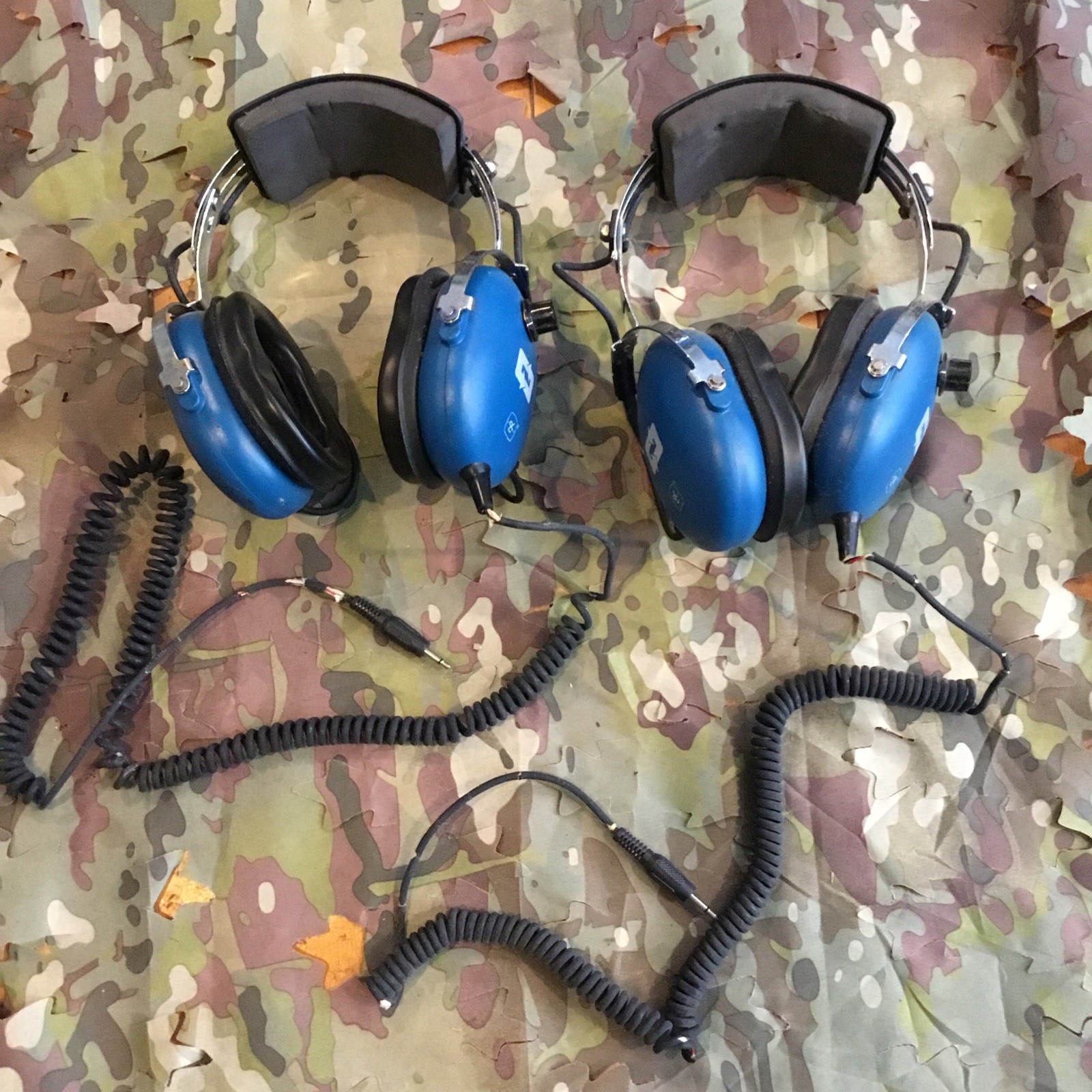 Racing Radios Diversified Electronics Model 9950 Headset LOT OF 2