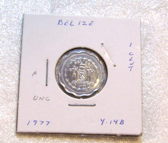 Belize 1977 1 Cent unc Coin