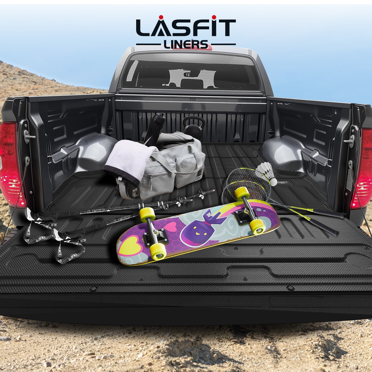 Tailgate Liner for Toyota Tundra 2007-2021 Truck Tailgate Pad Mat All Weather