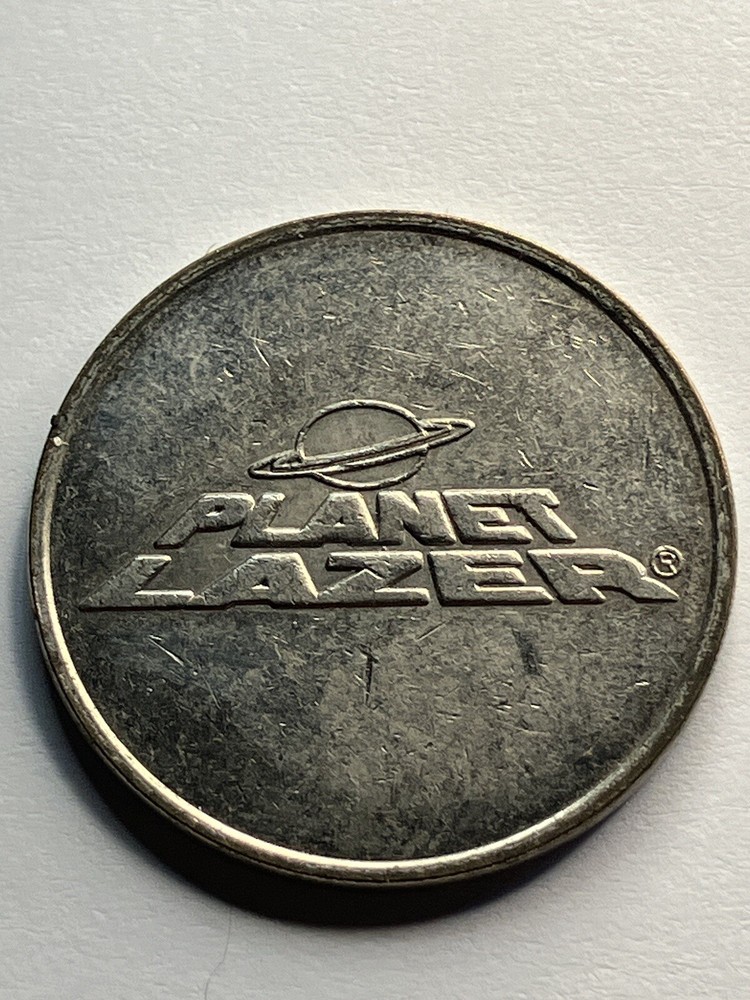 Planet Lazer Arcade Game Token 24mm #sv1