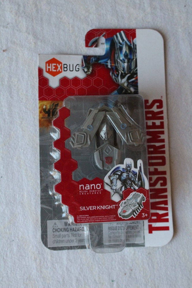 HexBug Nano Transformers SILVERKNIGHT MOC NEW 2014 Hasbro Micro Robotic Creature
