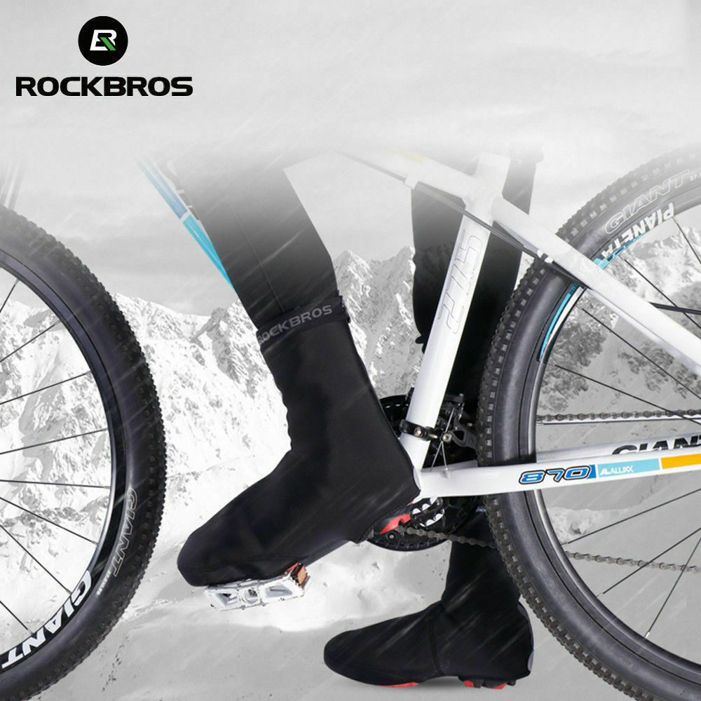 ROCKBROS Cycling Shoes Protector Warm Protective Waterproof Bicycle Overshoes