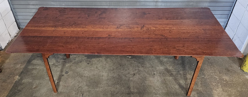 DR DIMES Cherry Large Farmhouse Dining Room Table Benchmade