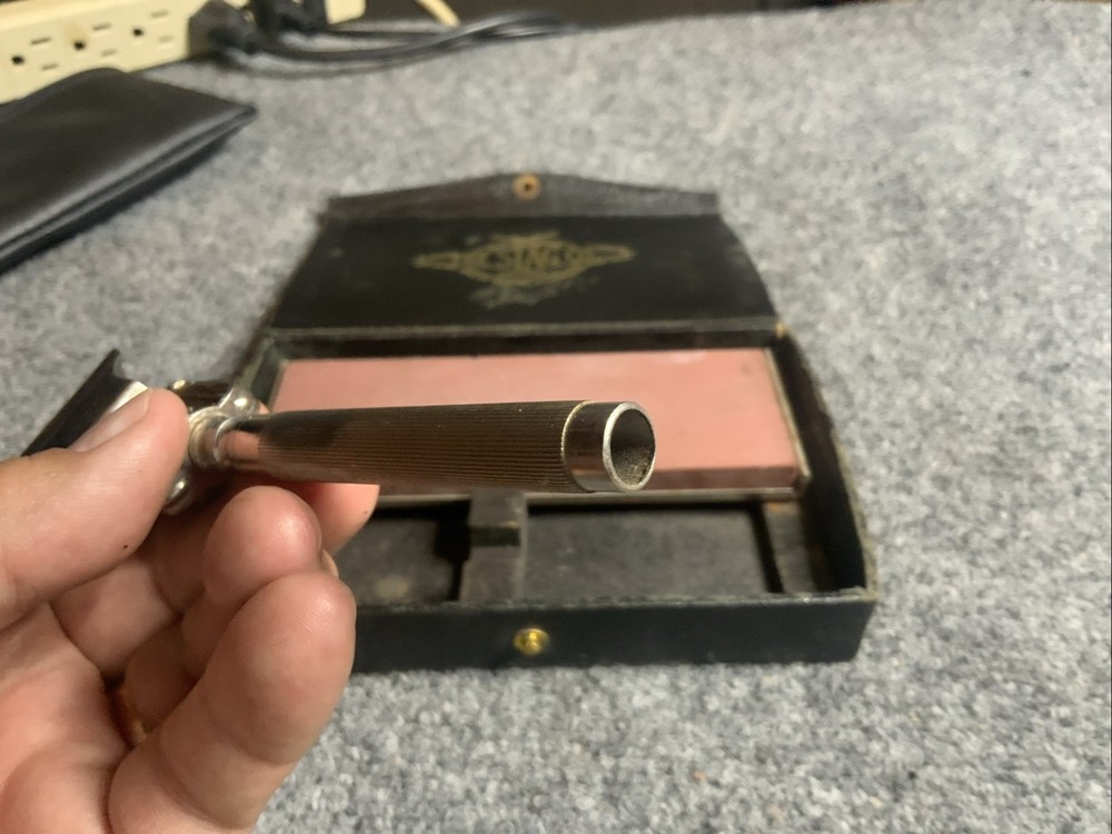 Vintage Stag Co. Safety Razor Sharpener UNIQUE RARE SET
