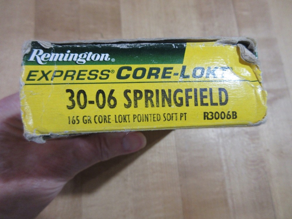 Empty Ammo Box Remington Express Core-Lokt 30-06 Springfield w insert (w15) #8