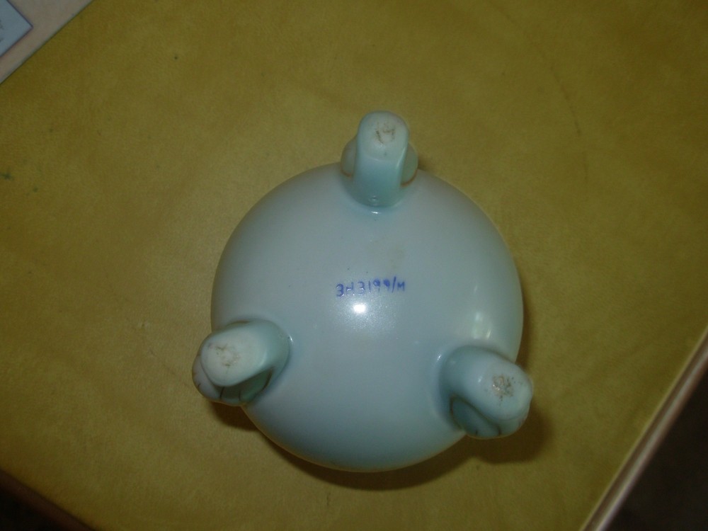 Blue Egg shaped vase or whatever decorative piece