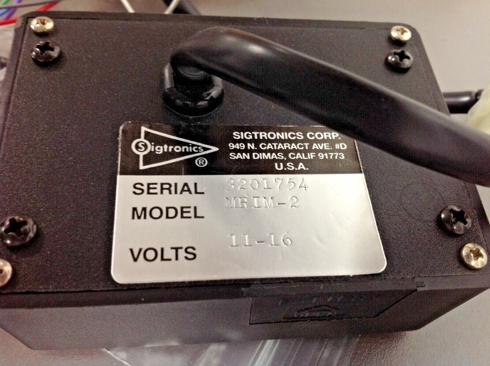 Sigtronics MRIM-2 Interface Module Fire/Marine/AVIATION Communications
