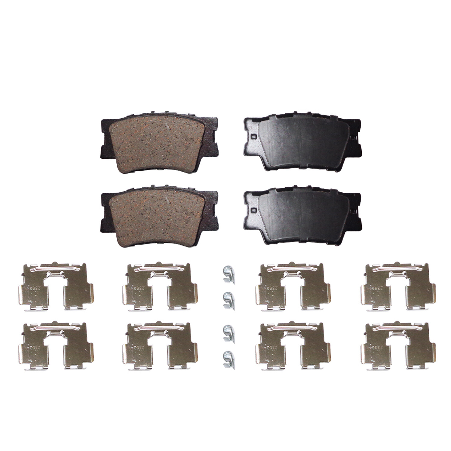 For 2007-2017 Toyota Avalon Camry ES300h ES350 Front & Rear Ceramic Brake Pads