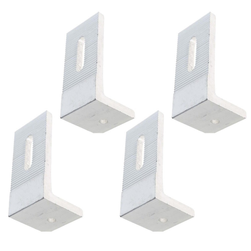 Solar Panel Mounting Brackets L Foot Aluminum Alloy Roofing System Set