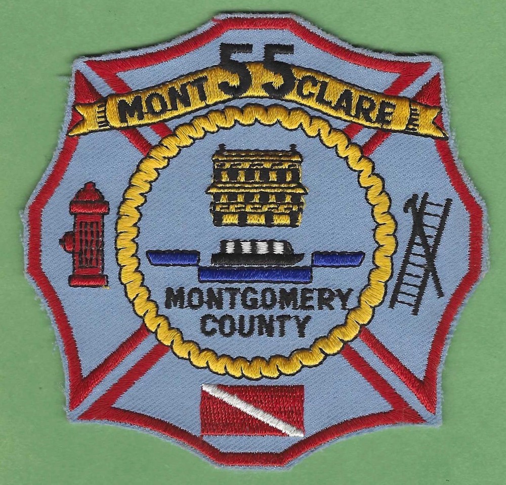 MOUNT CLAIR PENNSYLVANIA FIRE RESCUE PATCH