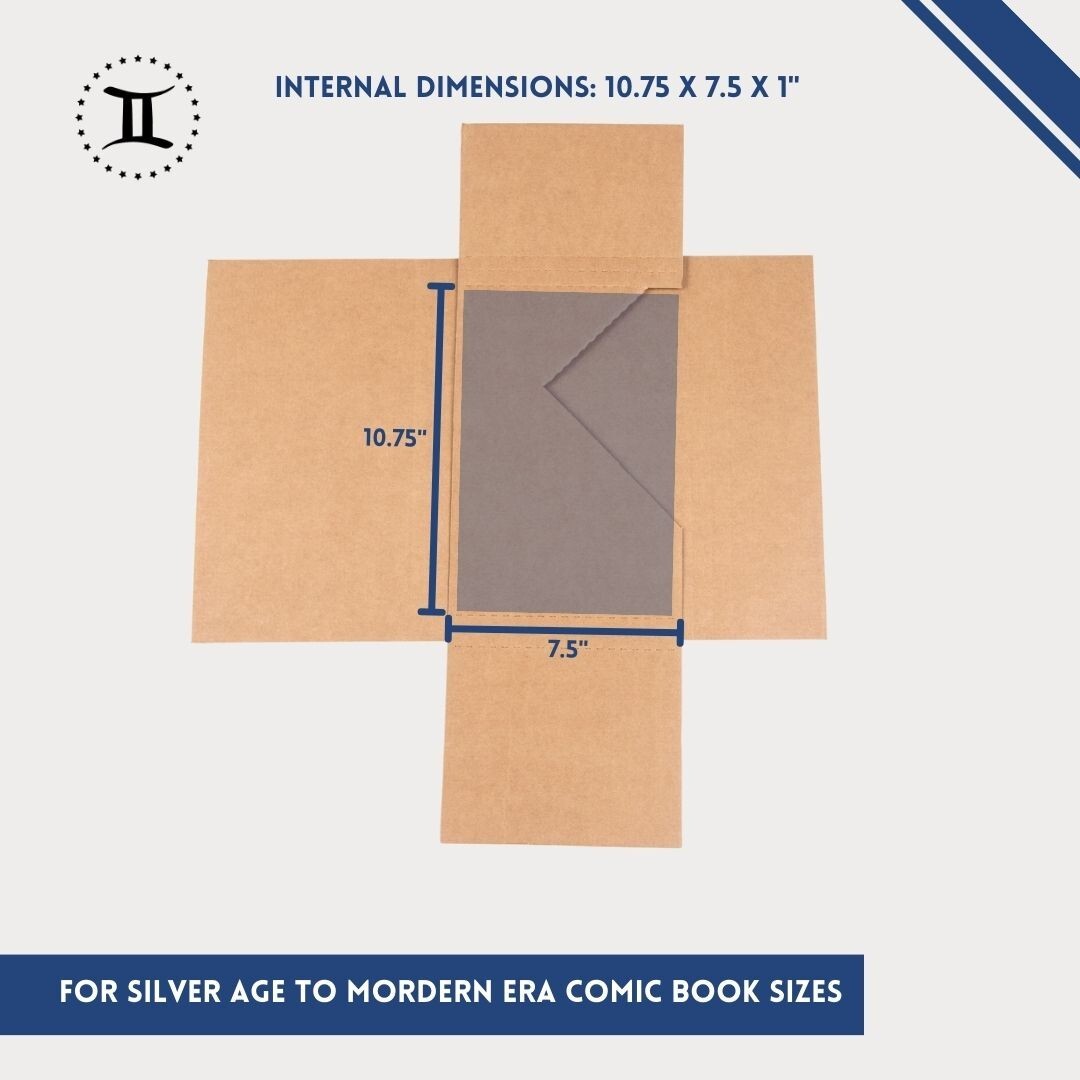GEMINI Comic Book Flash Mailers with Filler Pads Bundle