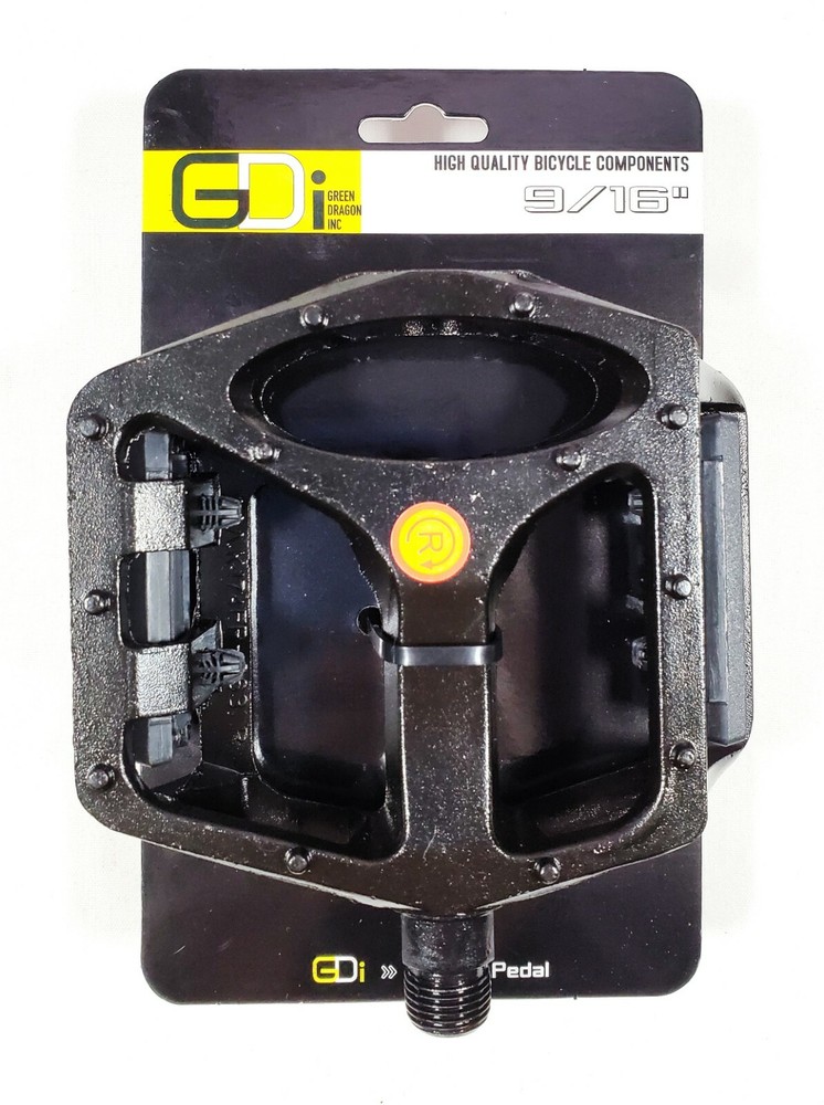GDi Alloy Platform Pedal 9/16 Black Silver