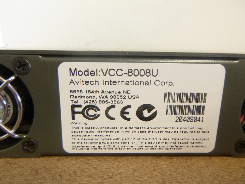 Avitech VCC-8008U Multiviewer 4 DVI and 4 SDI Octo Split