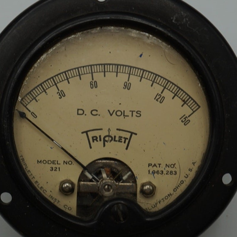 Triplett Model 321 D.C Gauge Meter 0-150