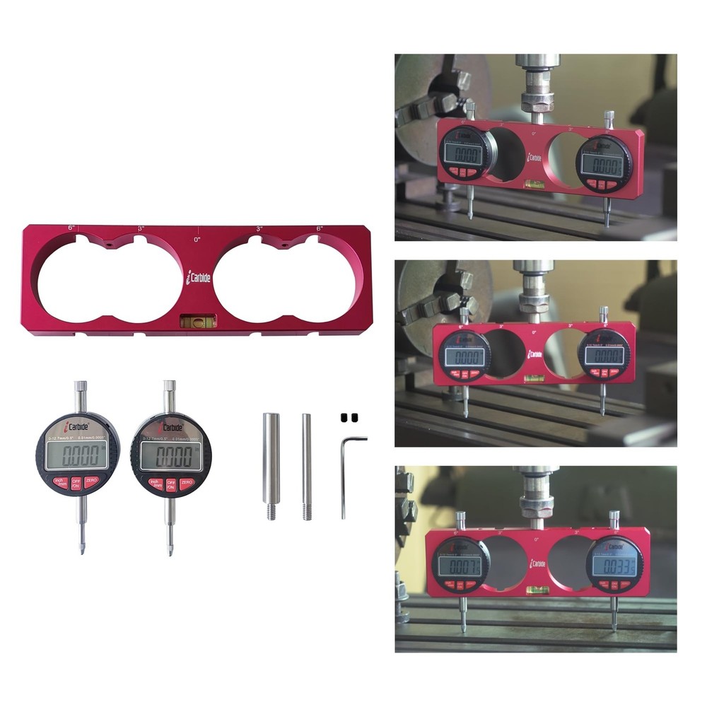 Mill & Lathe Tramming System - Tram, Align, & Square for Machine Calibration ...