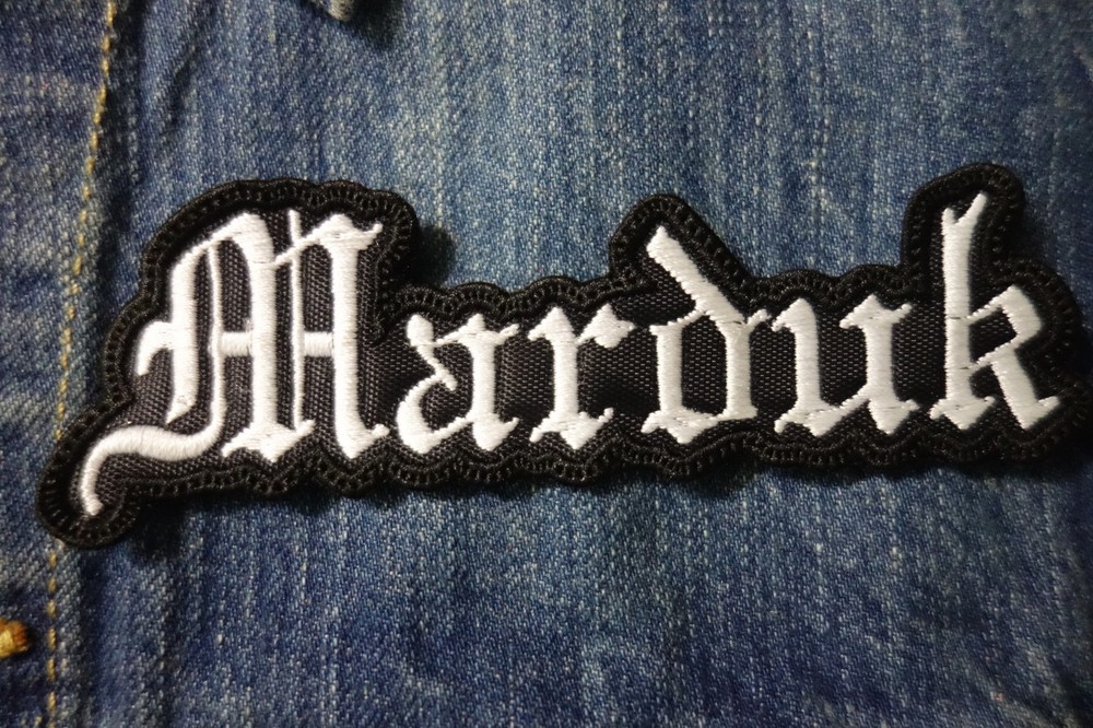 MARDUK LOGO SHAPED EMBROIDERED PATCH