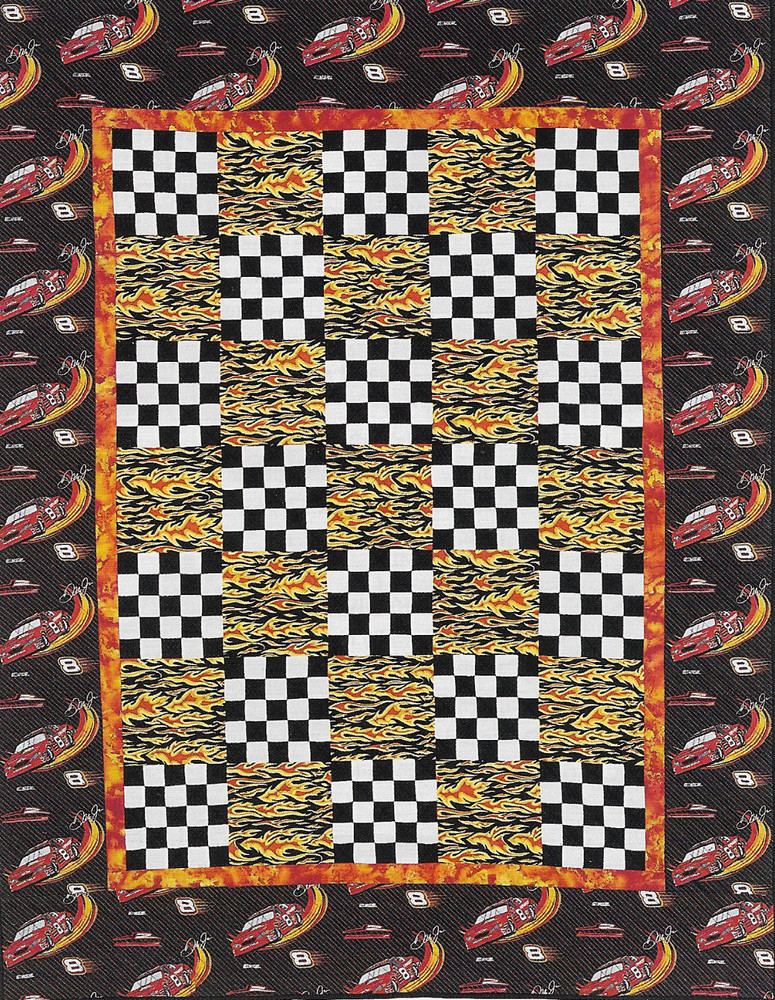 Pit Stop Quilt quilting pattern instructions
