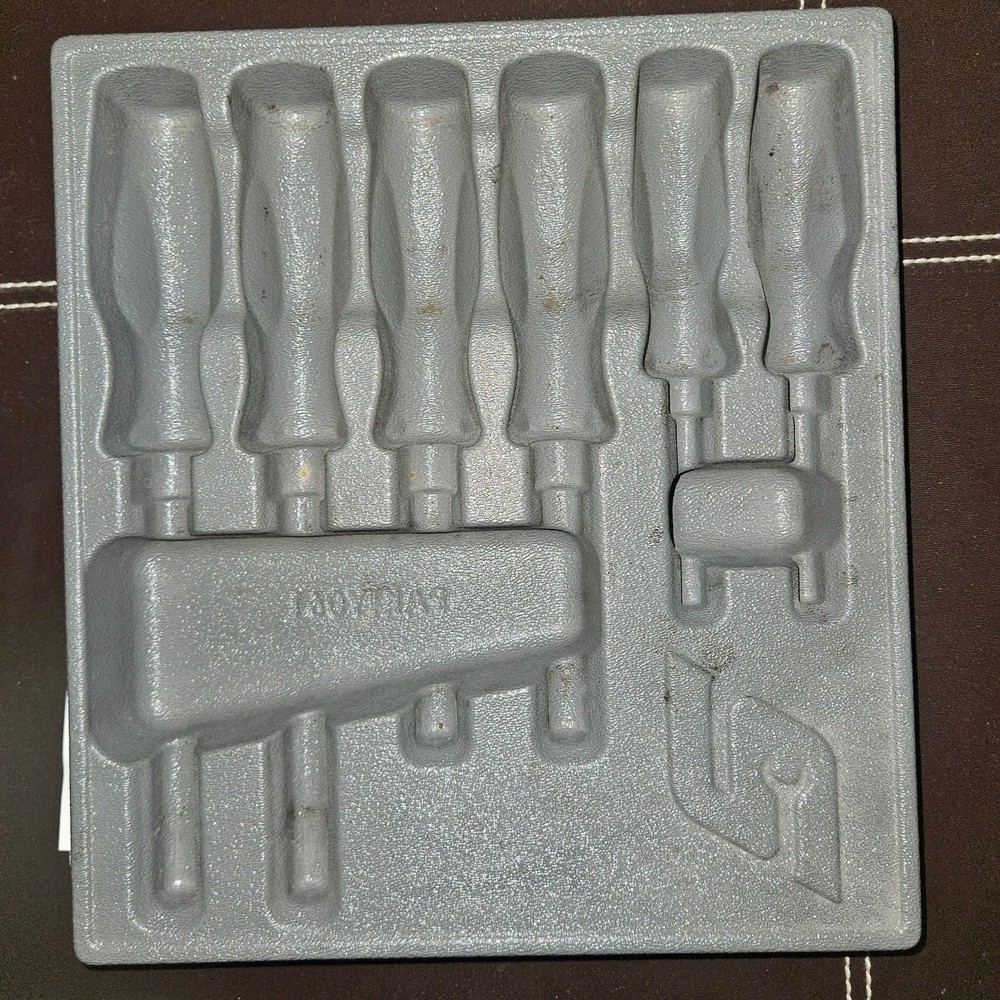 Snap On 6 Piece Screwdriver Set Empty Tray