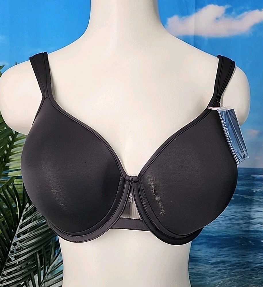 UNDEROUTFIT Ultimate Coverage Bra Underwire Adjustable Straps 38B Black