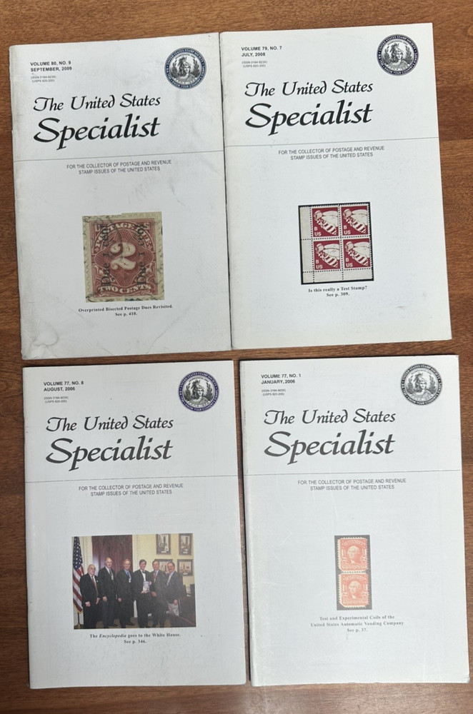The United States Specialist Journal 2011-2004 (partial issues) US Stamp Society