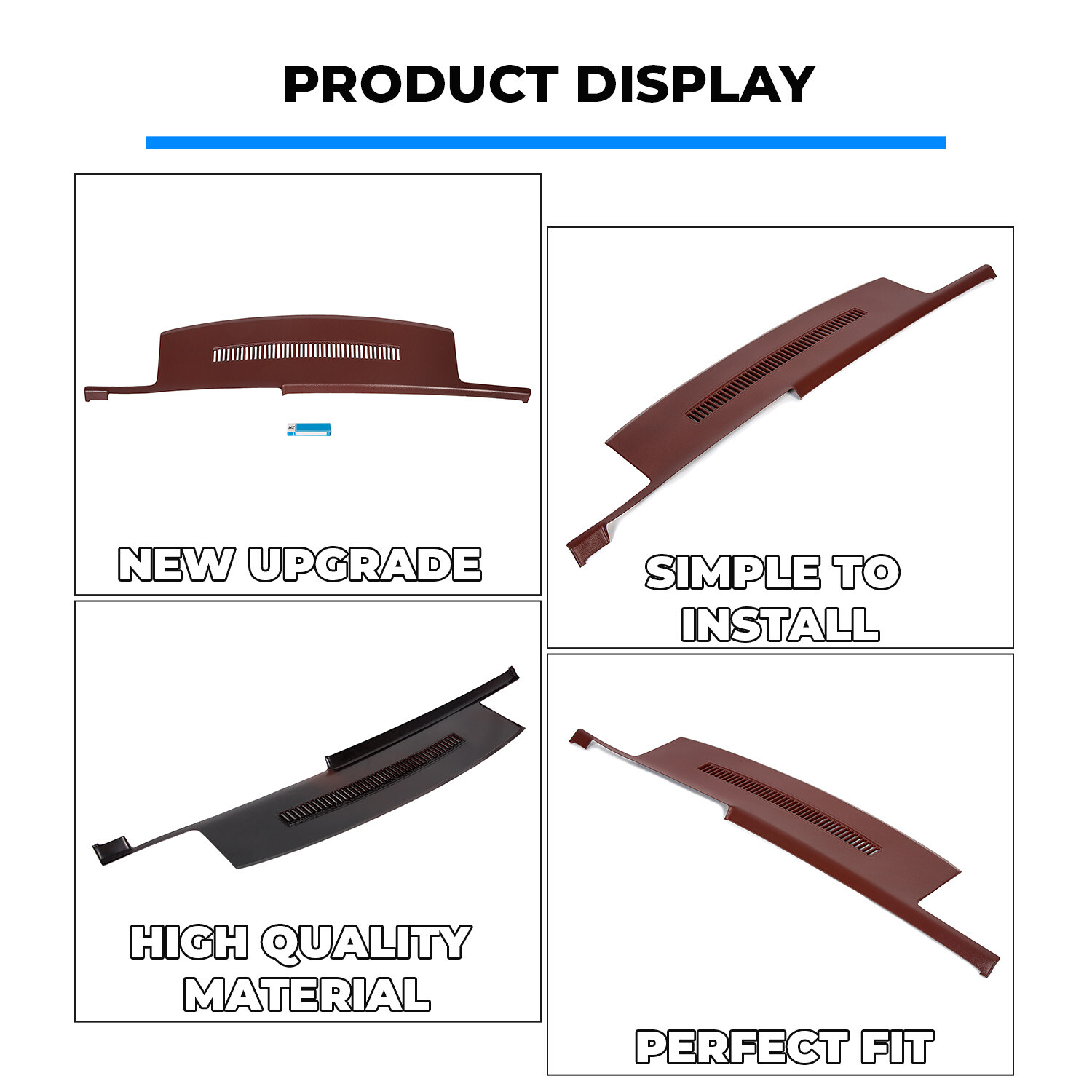 Dash Cover Cap Garnet For 88-94 Chevy GMC Pickup Blazer Suburban