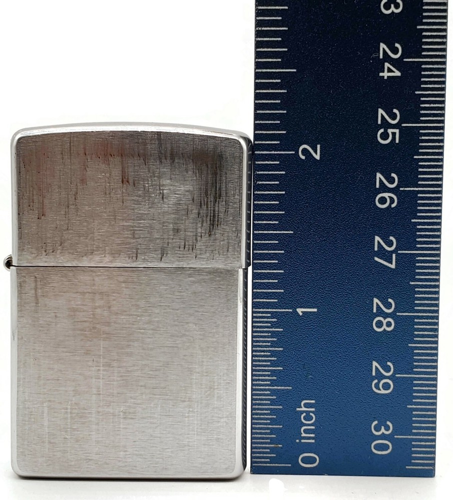 2006 Zippo Lighter Brushed Chrome Windproof
