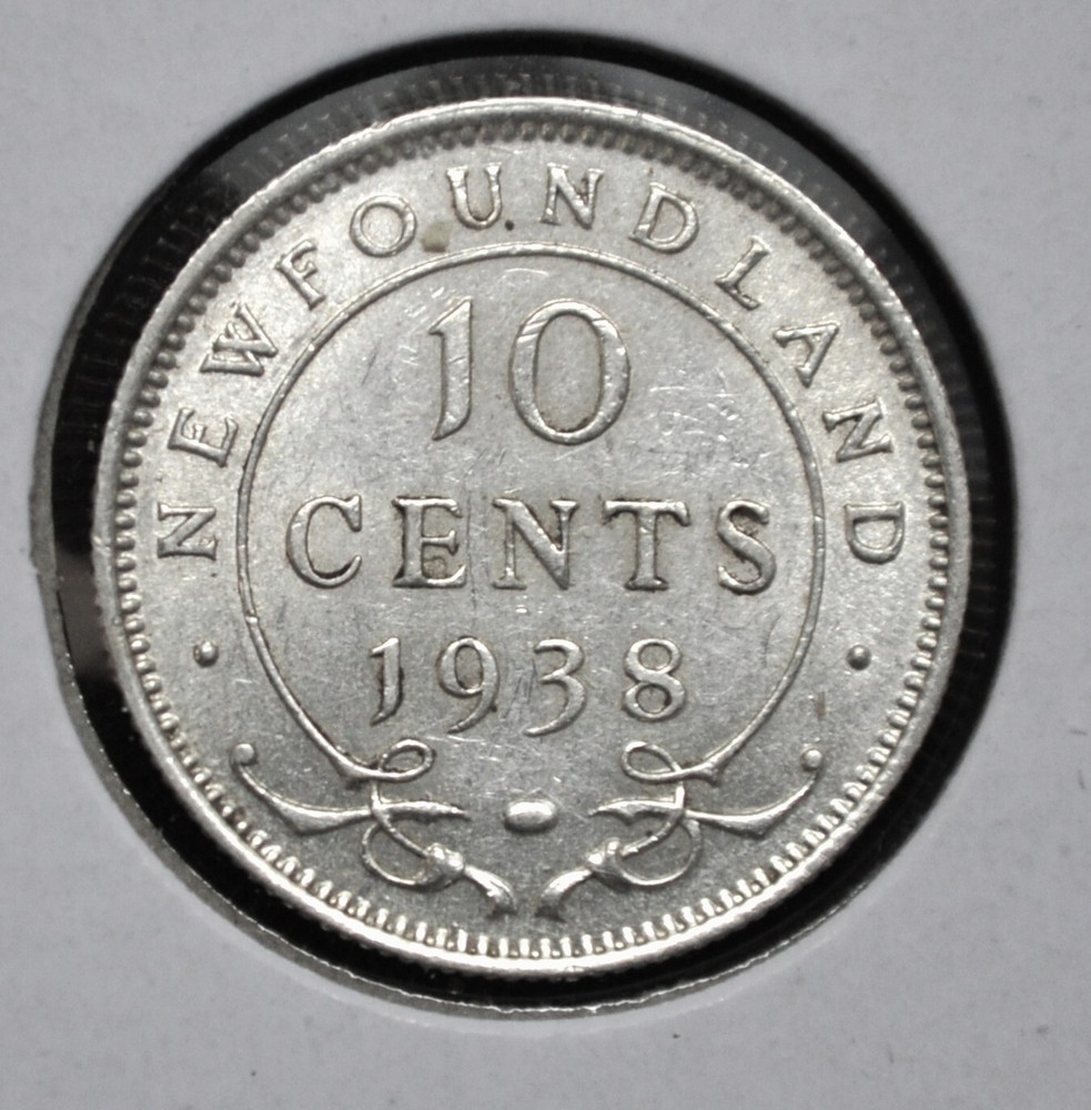 1938 Newfoundland 10 cents