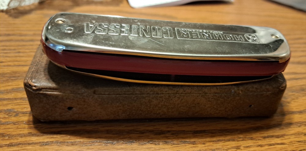 Vintage Hohner Contessa Harmonica