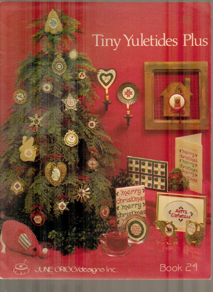 TINY YULETIDES PLUS (CHRISTMAS)  - cross stitch leaflet- FREE SHIPPING
