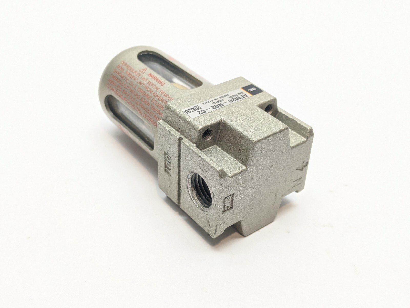 SMC AFM20-N02-CZ Mist Separator BROKEN DRAIN PLUG