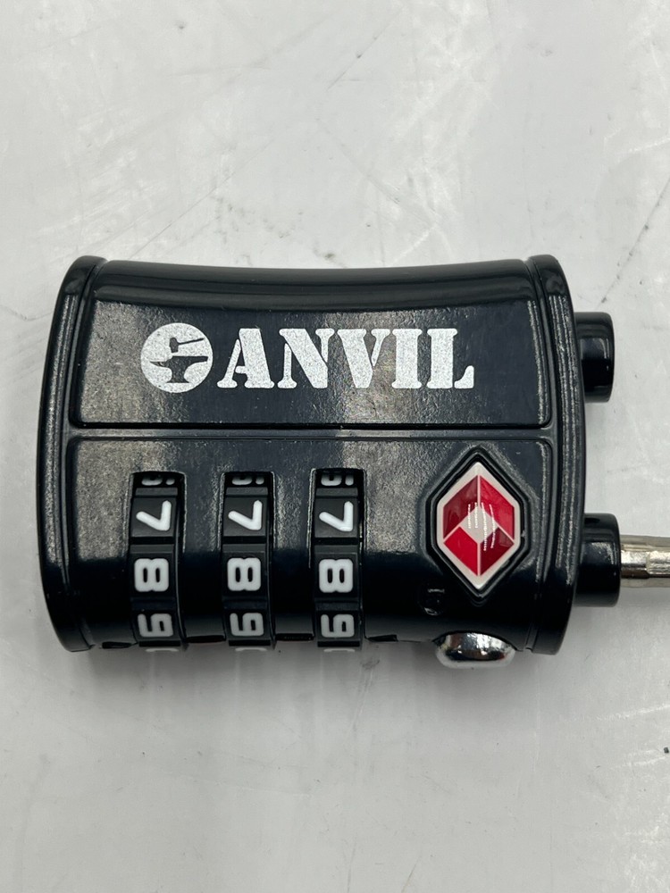 Anvil TSA007 Travel Security Combination Lock Black
