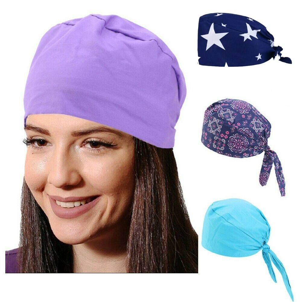 Unisex Nurse Doctor Surgical Cap Odontology Hat Scrub Medical Clinic Dentist