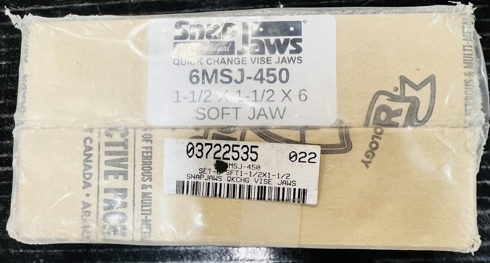 Snap Jaws Quick Change Vise Jaws