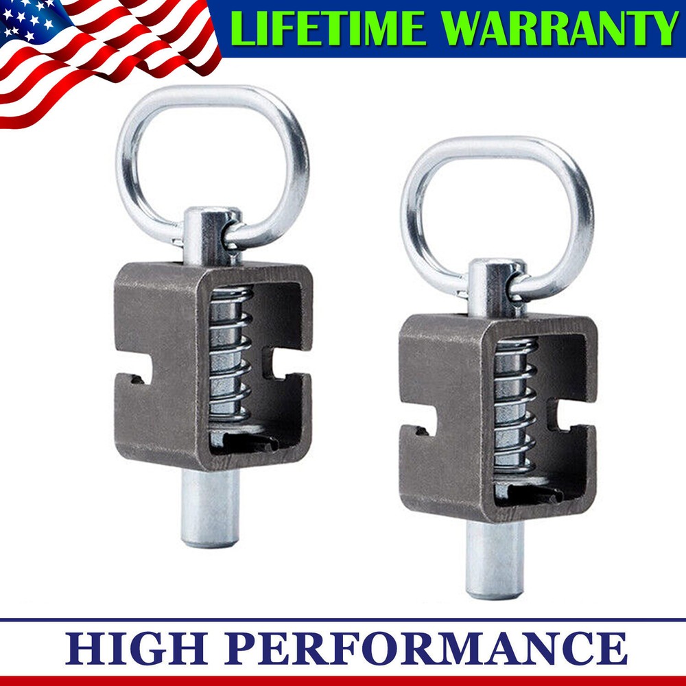 SPARKWHIZ (2) Universal Spring Trailer Gate Weld-On Spring Latch Lock Assembly