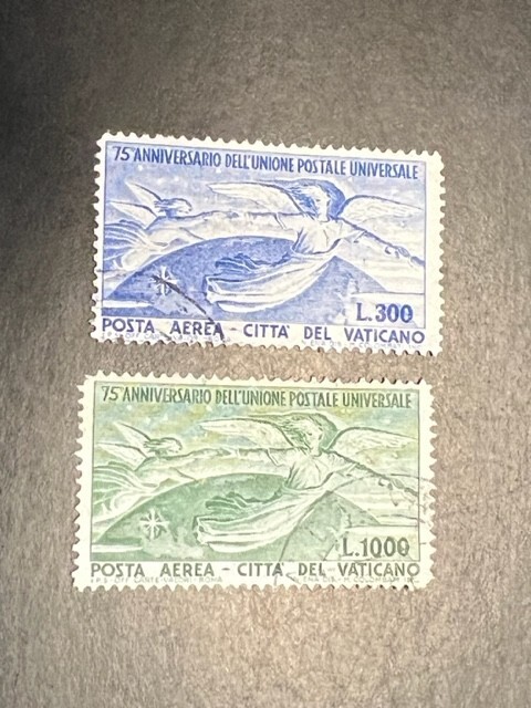 Vatican stamp C18-19 used