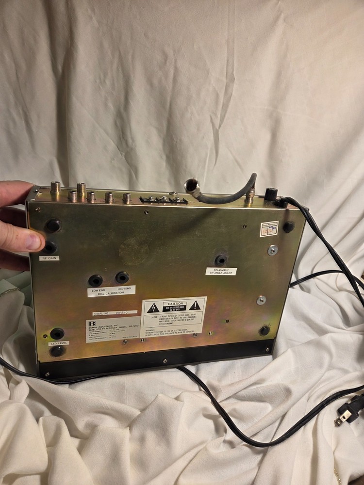 Boman Vintage Satellite Receiver SR-1200 TESTED
