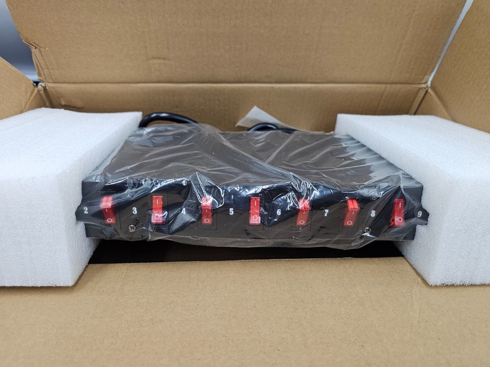 PYLE PDBC70: 15 Amp Power Supply Power Switch Control Unit, Rack Mountable