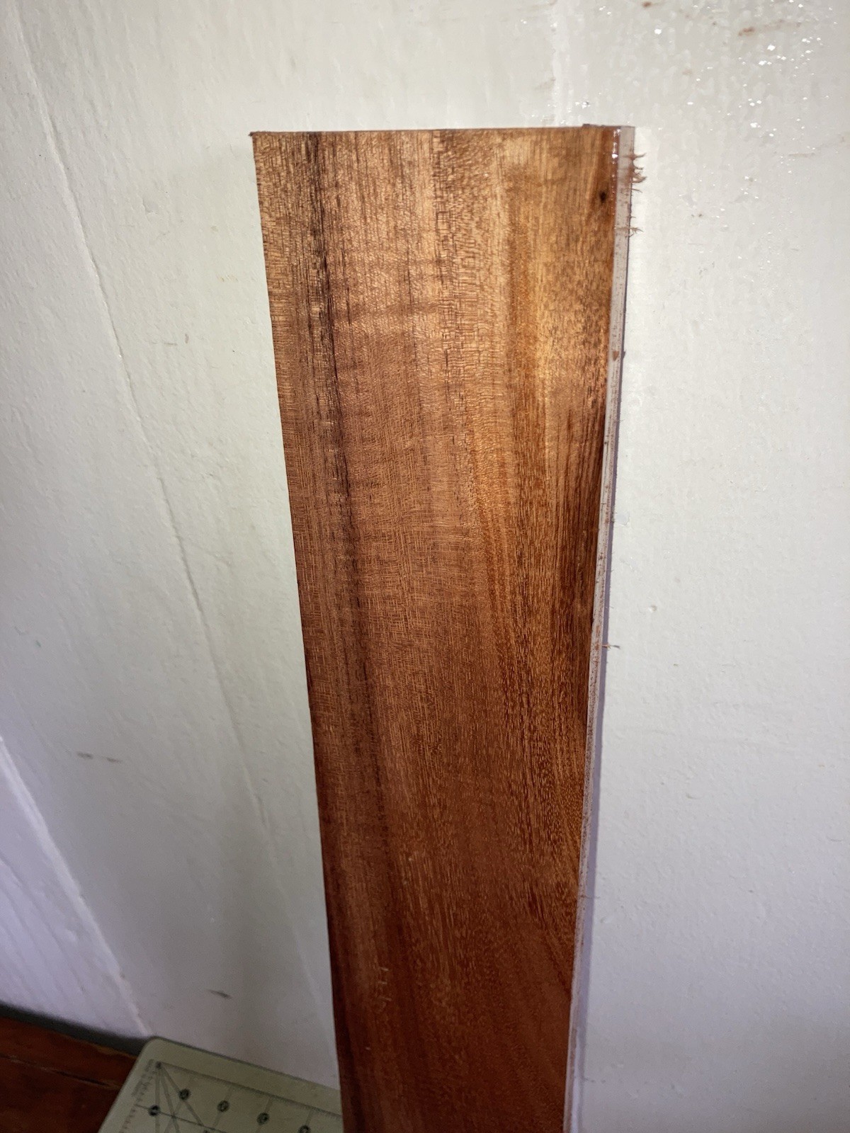 Hawaiian Formosan Koa Wood w/Mild Fiddleback Curl~20 1/2" x 3 1/8" x 1" (#117)