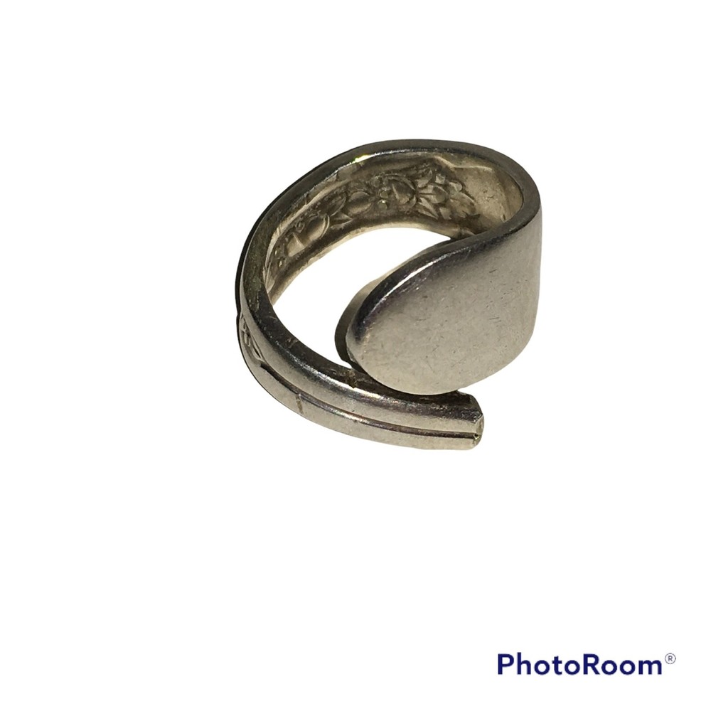 Vintage Rogers Silver Spoon Ring Size 7