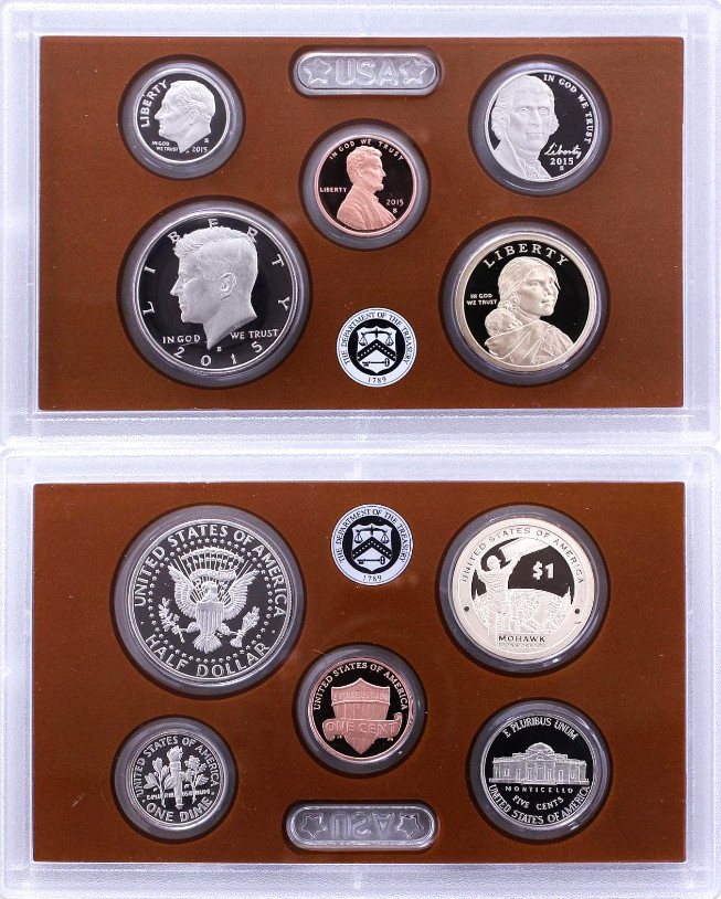 2015 S Partial Proof Set (5 Coins) Item #22